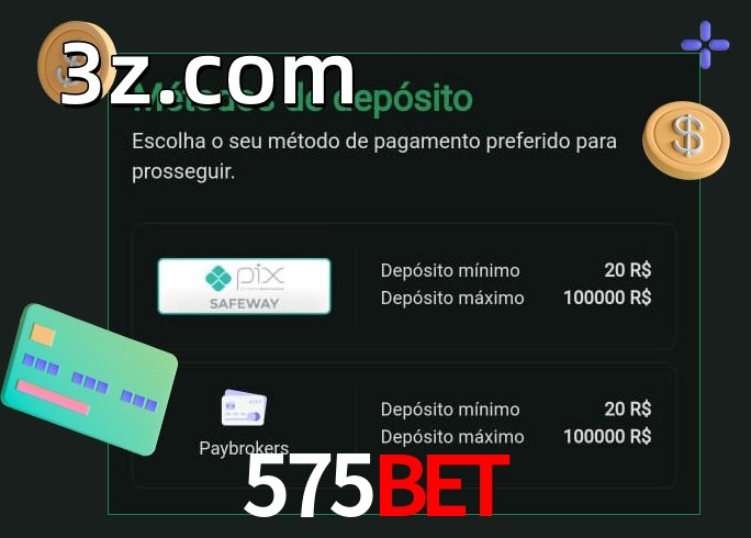 O cassino 575BETbet oferece uma grande variedade de métodos de pagamento